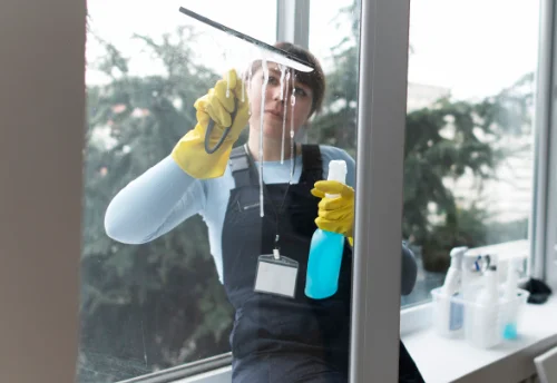 Nettoyage de vitres intérieures et extérieures au Givre